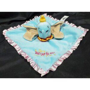 Disney DUMBO Plush LOVEY infant baby mini security blanket Don't Just Fly Soar